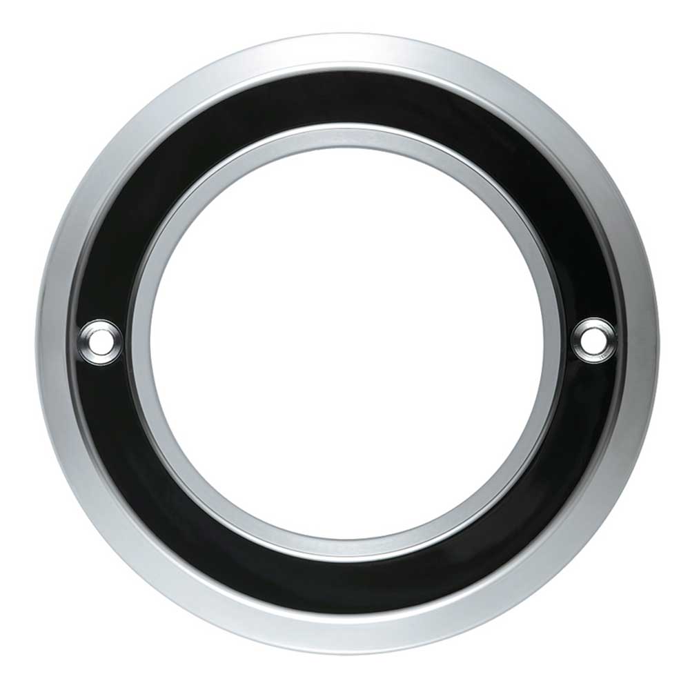 2" Chrome Plated Plastic Light Bezel with Stainless Steel Screws