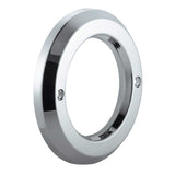 2" Chrome Plated Plastic Light Bezel with Stainless Steel Screws
