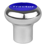 Large Chrome Screw-In Tractor Air Valve Knob