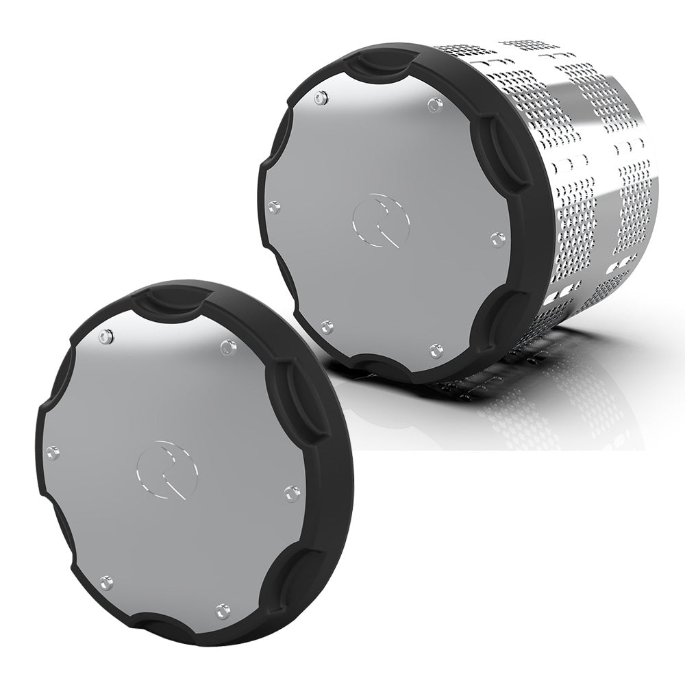 Hybrid Stainless Steel Black Paintable Pocket Style Front or Rear Axle Cover Kit