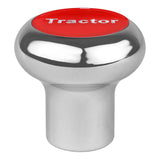 Large Chrome Screw-In Tractor Air Valve Knob