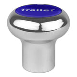 Large Chrome Screw-In Trailer Air Valve Knob