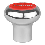 Large Chrome Screw-In Trailer Air Valve Knob