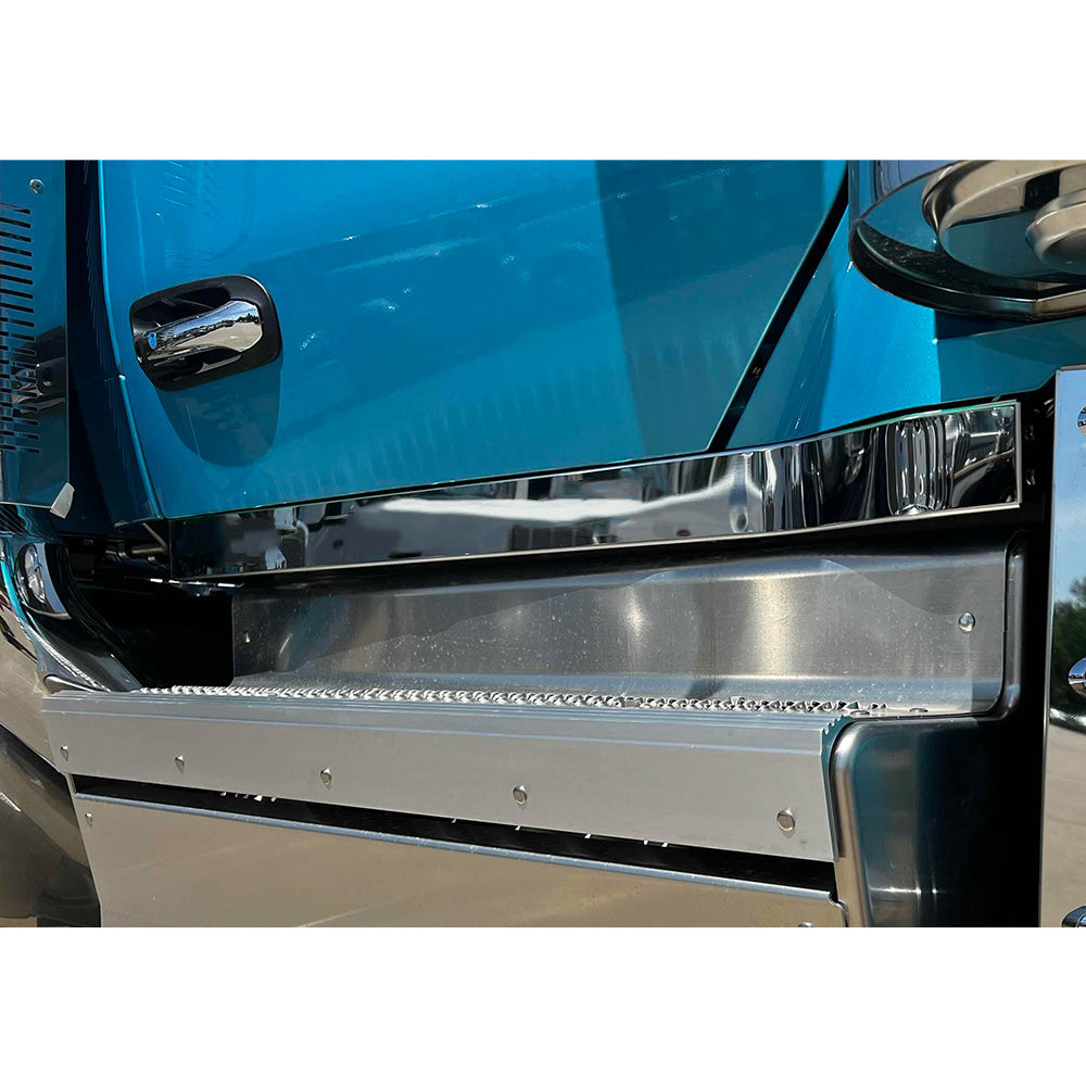 Peterbilt 589 3" Stainless Steel Blank Cab Panels - No Plug