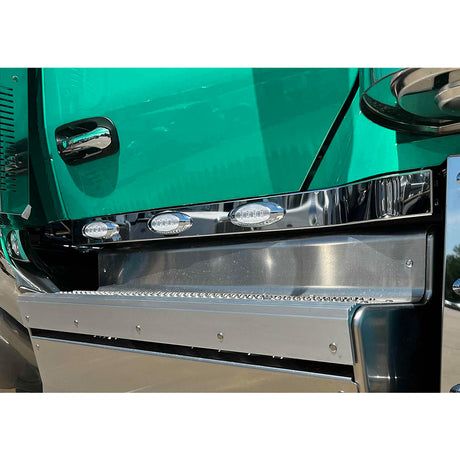 Peterbilt 589 3" cab panels P1 LED lights - dual plug, close-up