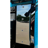 Peterbilt 589 Stainless Steel Cowl Panels Four 3/4" Button Lights