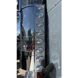 Peterbilt 589 Front Air Cleaner Light Panels with 8 P3 LED Lights