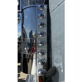 Peterbilt 589 Front Air Cleaner Light Panels with 8 P3 LED Lights