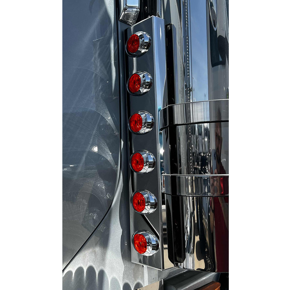 Peterbilt 589 Rear Air Cleaner Light Panels with 6 P3 LED Lights