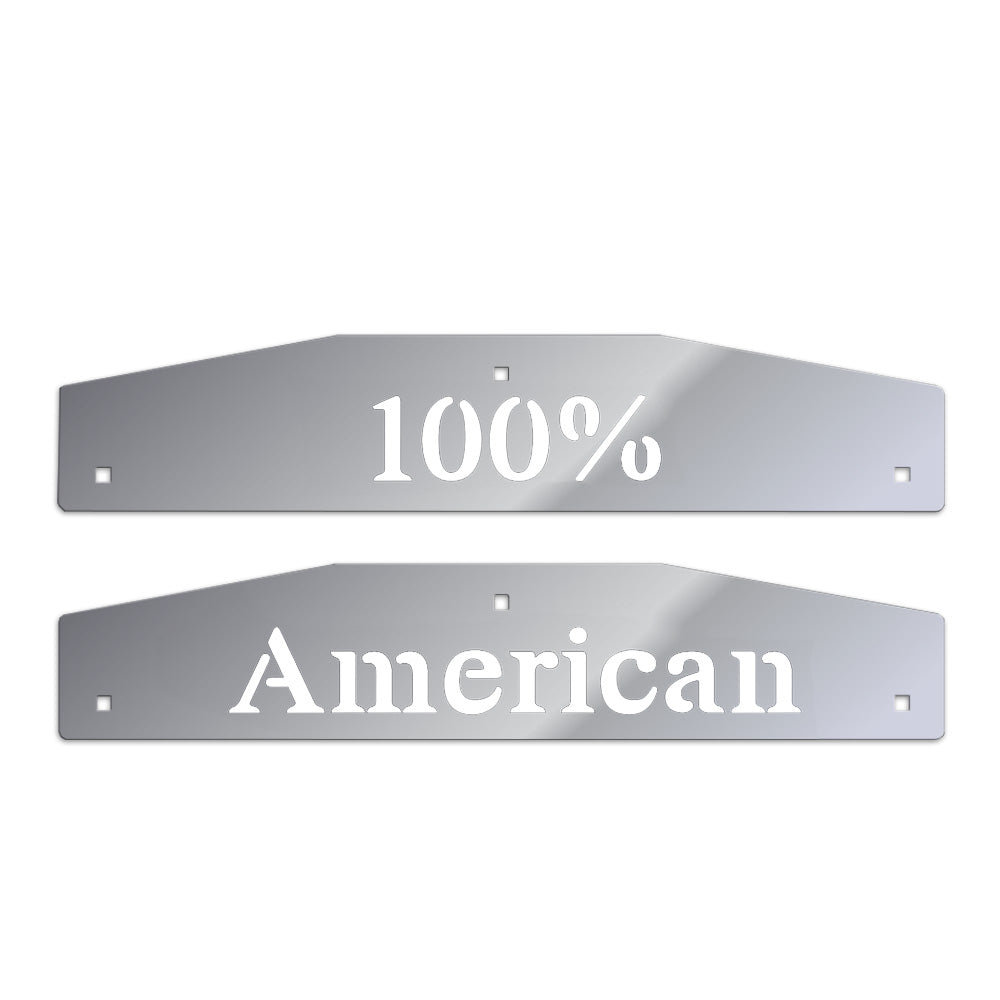 3-1/2" x 24" Stainless Steel 100% American Mudflap Weight (PR)
