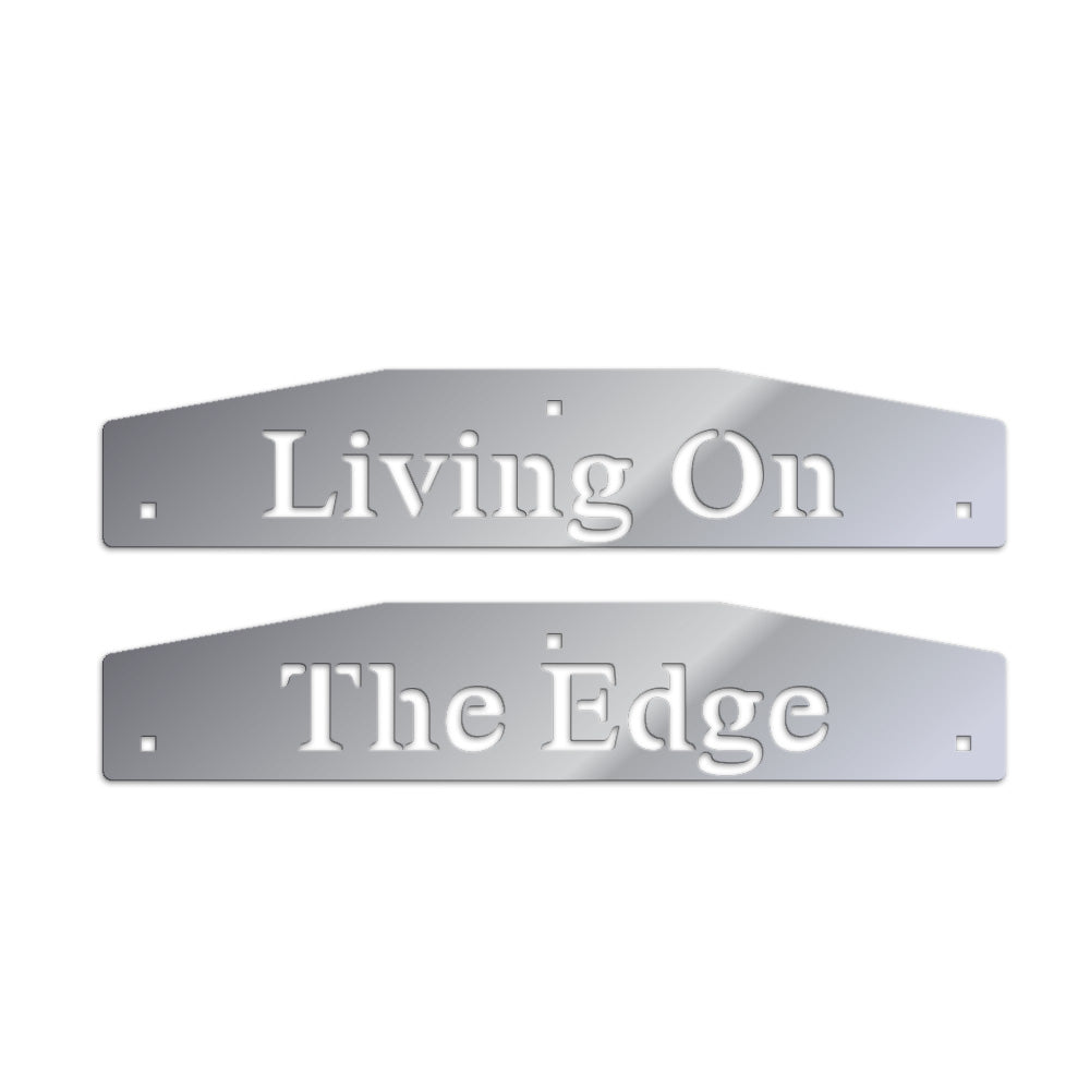 3-1/2" x 24" Stainless Steel Living On The Edge Mudflap Weight (PR)