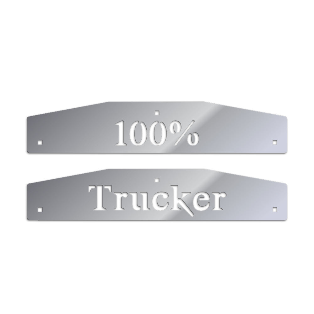 3-1/2" x 24" Stainless Steel 100% Trucker Mudflap Weight (PR)