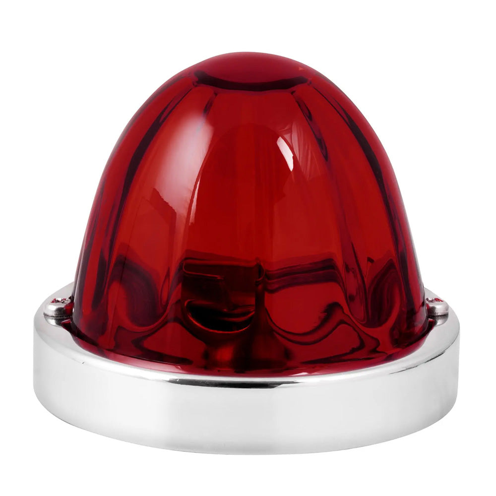 1157 Regular Watermelon Lens Polished Stainless Steel Base Light Kit