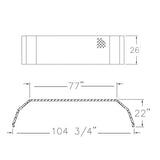 104" Super Duty Aluminum Diamond Plated Full Fender