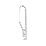 24" Right Side Fixed Saddle Box Handle