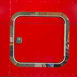 Peterbilt 579 Stainless Steel Bunk Door Trim