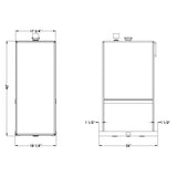 70 Gallon Aluminum Hydraulic Tank