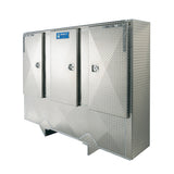 68"H x 18"D x 84"L Diamond Plate Cabinet Cab Rack