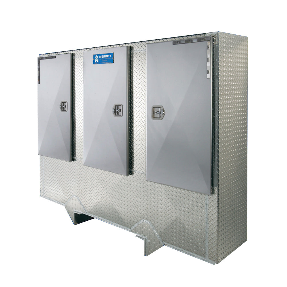 68"H x 18"D x 84"L Bright Smooth Door Cabinet Cab Rack