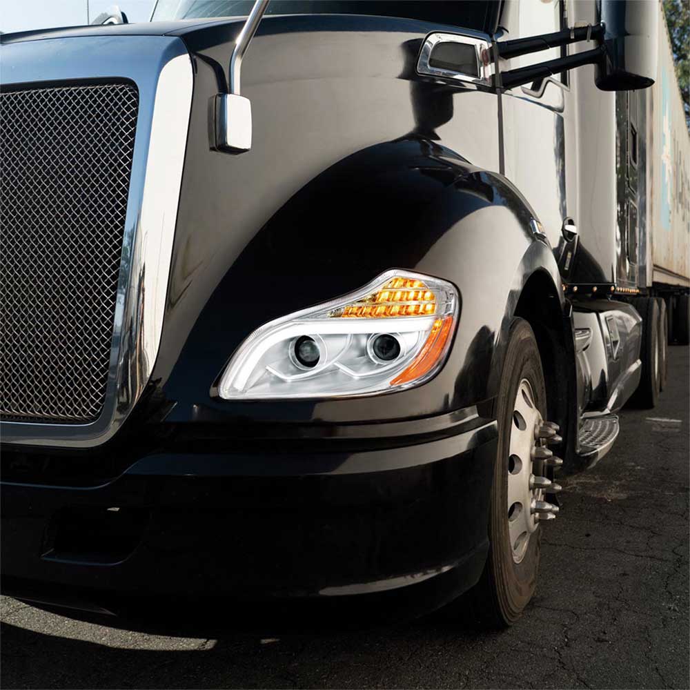 Kenworth T680 Projection 8 LED Headlight