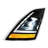 Volvo VNL 2018+ Blackout Full LED Headlight with LED Turn Signal