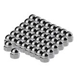 3/4" x 15/16" Chrome Die-Cast Acorn Nut Cover - Push On 50 Pack