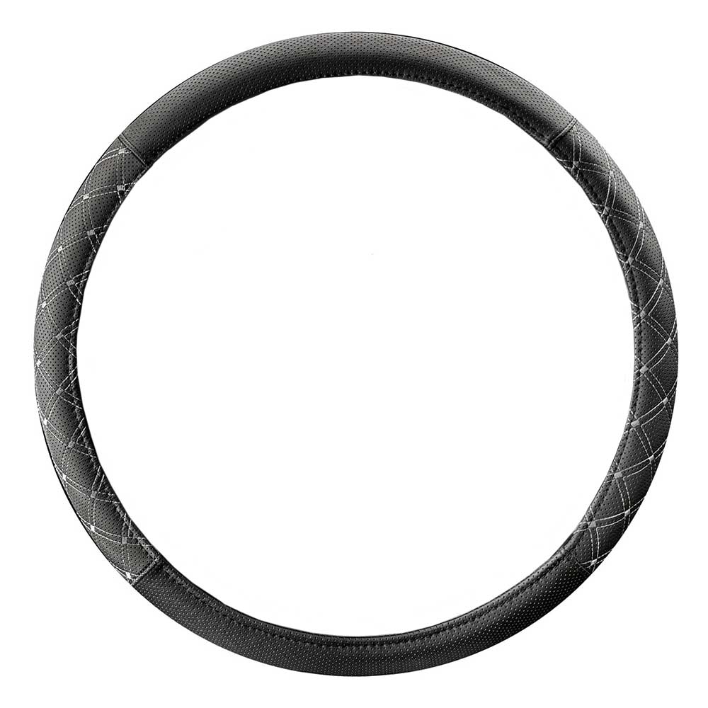18" Diamond Stitched Chicago Style Steering Wheel Cover