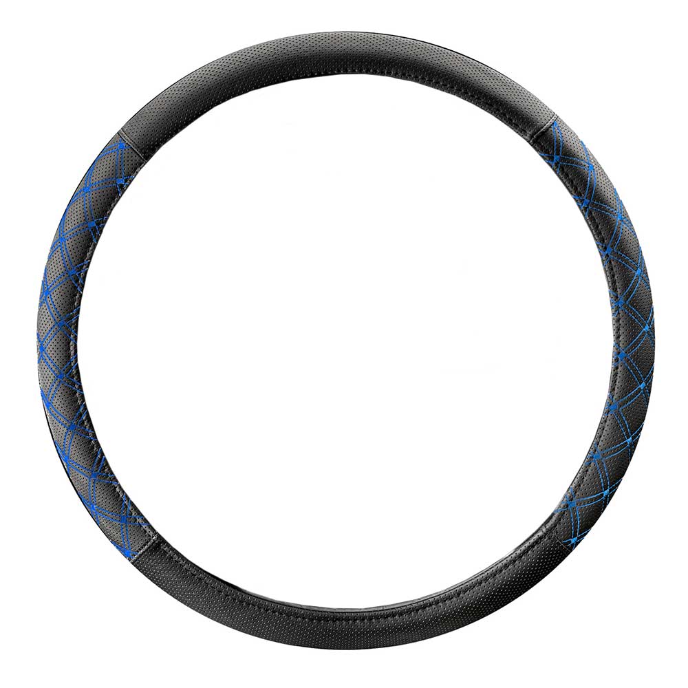 18" Diamond Stitched Chicago Style Steering Wheel Cover