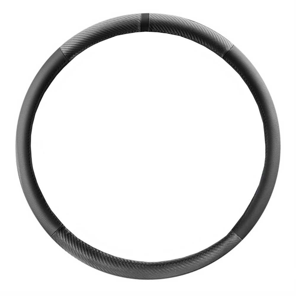 18" Two Tone Leather Steering Wheel Cover