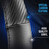 18" Two Tone Leather Steering Wheel Cover