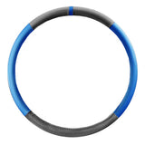18" Two Tone Leather Steering Wheel Cover