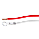 12" 2 Wire Pigtail with 2 Prong Straight Plug - 50 Pack