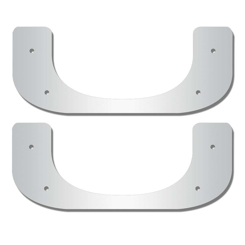 Peterbilt 389 Stainless U-Shaped Front Flap Weight