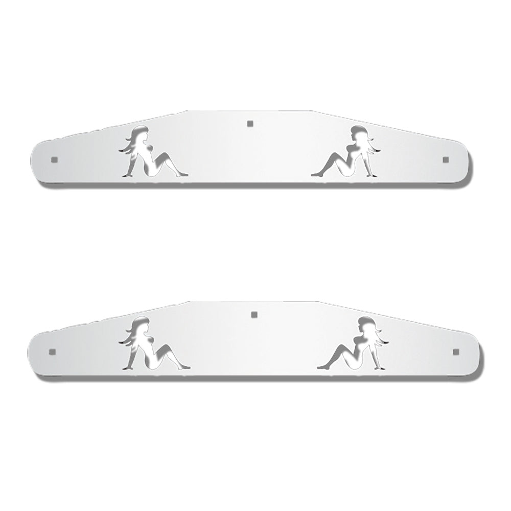 24" 11 Gauge Bottom Stainless Steel Girl Flap Weight (PR)