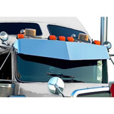 13" x 15" SS Blind Mount V-Style Visor 1967 - 2024 KW T600, T660, T800, W900