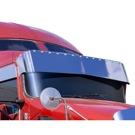 KW T300, T660, T800, W900 12" blind mount SS visor with fifteen 3/4" light holes