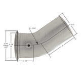 5" Freightliner Classic Aluminized Elbow OEM 04-16460-009