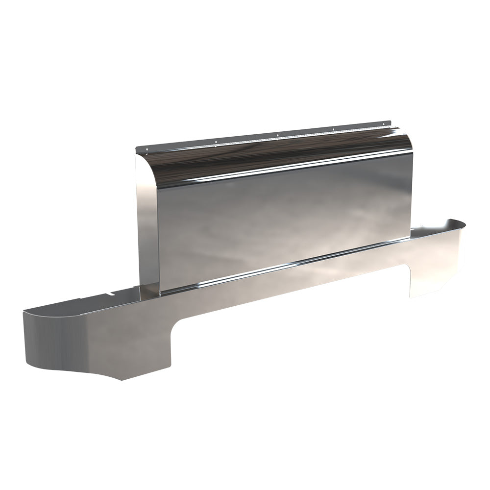 Blank Peterbilt Curved Sleeper Shock Cover