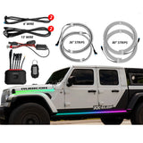 XK Glow Hood and Running Board LED