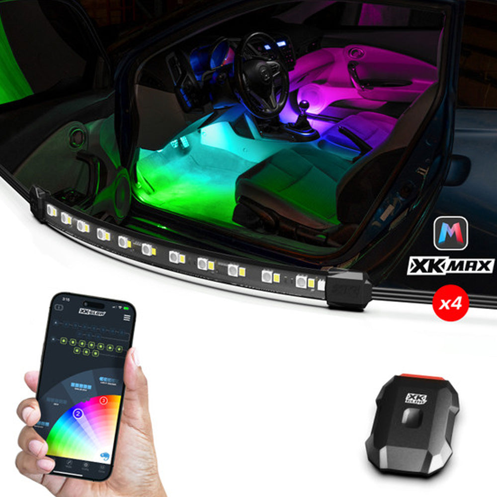 XKMAX Four Piece Interior LED Light Kit