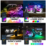 XKMax Twelve Piece LED Rock Light Kit