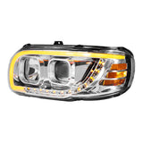 Peterbilt 388, 389, 567 Projection Headlight with LED Turn Signal & Position Light Bar