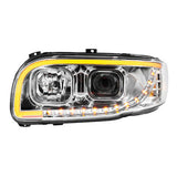 Peterbilt 388, 389, 567 Projection Headlight with LED Turn Signal & Position Light Bar