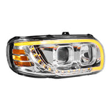 Peterbilt 388, 389, 567 Projection Headlight with LED Turn Signal & Position Light Bar