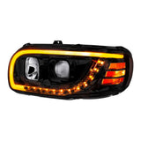 Peterbilt 388, 389, 567 Projection Headlight with LED Turn Signal & Position Light Bar
