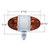 Double Face Glass Watermelon Lens Light with Chrome Housing
