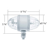 Double Face Glass Watermelon Lens Light with Chrome Housing