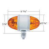 Double Face Glass Watermelon Lens Light with Chrome Housing