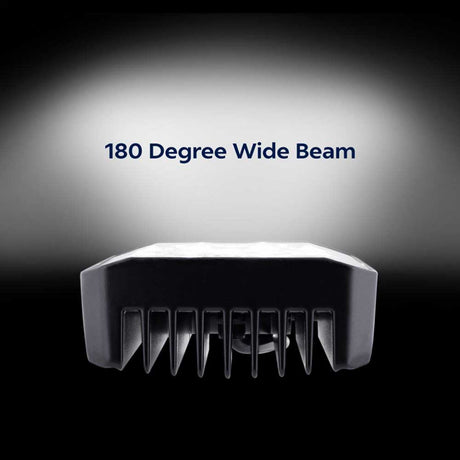 Detail of 4" High power 9 LED work, flood light
