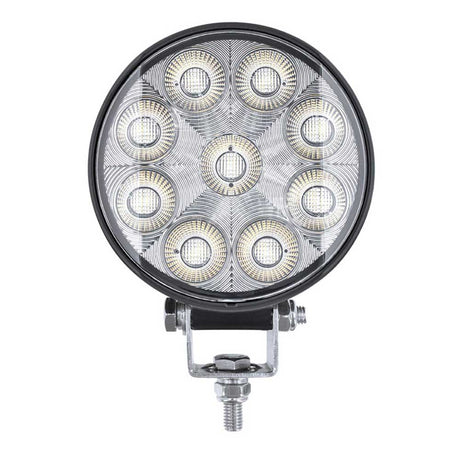 4" High power 9 LED work, flood light (variant 2), close-up